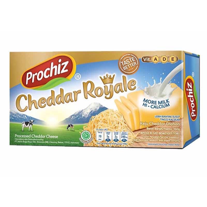 

keju prochiz cheddar royale 160 gr