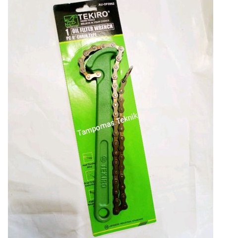 Kunci Filter Oli Rantai Tekiro 9" Kunci Pembuka Filter Oli Mobil Oil Filter Wrench Chain Type