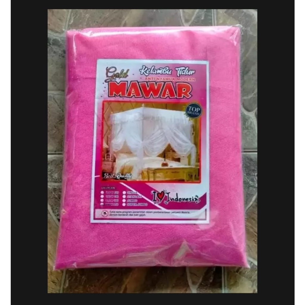KELAMBU KOTAK POLOS UKURAN 180X200 CM MURAH / KLAMBU LIPAT