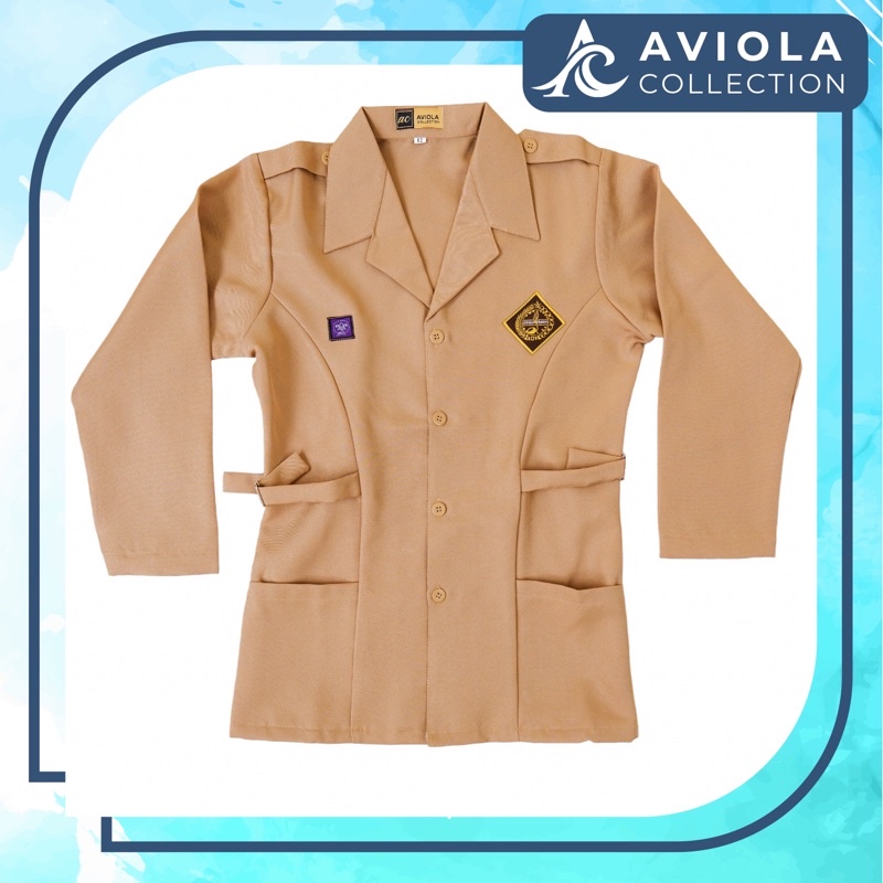 BAJU PRAMUKA GURU PEMBINA CEWEK - BAJU PRAMUKA WANITA SMA/SMK BAHAN RAPILO