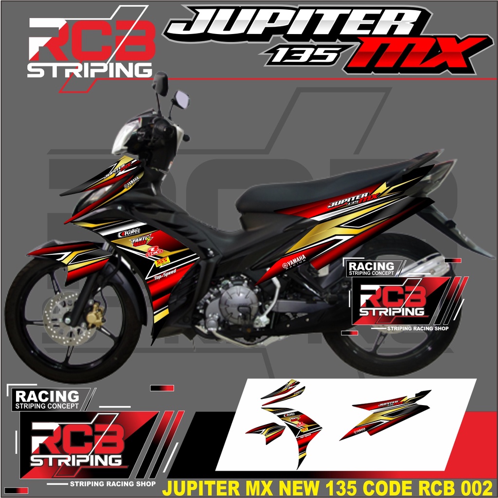 Striping Jupiter Mx135 New 2011-2016 -JupiterMx 135 New - Jupiter Mx 2011-Jupiter Mx Exciter RCB 002