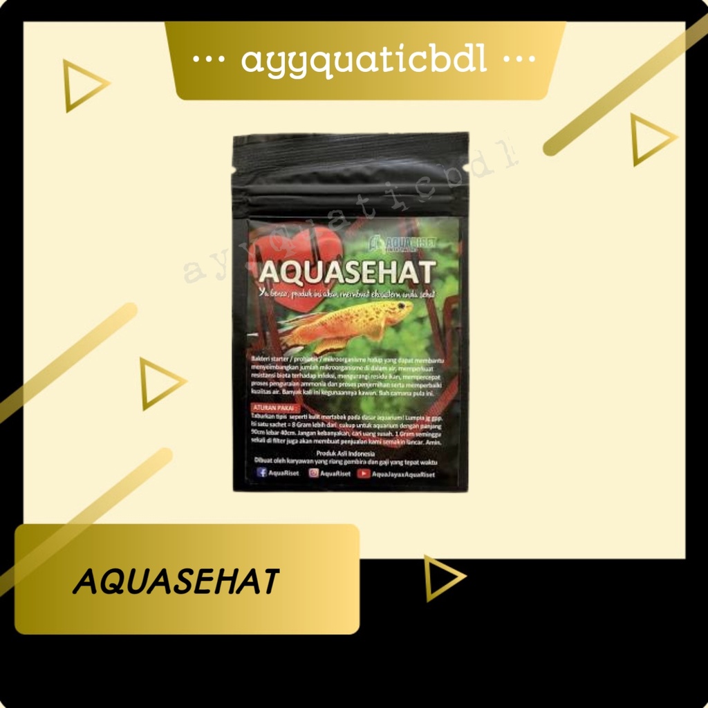 AQUASEHAT Bakteri starter untuk aquascape