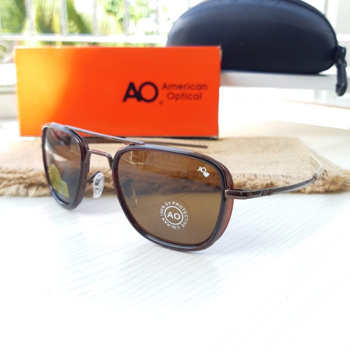 Kacamata Sunglass American Optical AO Skymaster Pilot Diamond Aviator