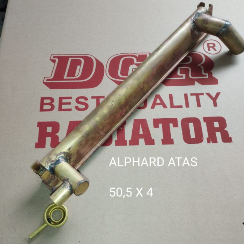 ( COD ) Upper Tank TOYOTA ALPHARD HARRIER Tangki Radiator Kuningan Atas