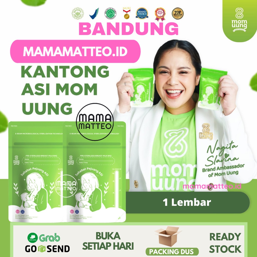 [ECER] MOM UUNG Kantong ASI MOMUUNG Asi Bag / Breastmilk Storage 100ml 1 LEMBAR / MOM UUNG BANDUNG