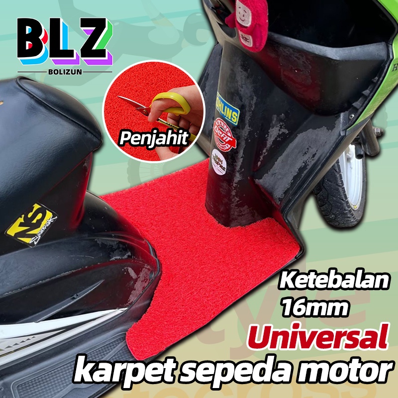 Bolizun Karpet Pijakan Kaki untuk semua jenis motor Bisa dipotong sesuai kebutuhan Karpet Motor Floor Mat - 40x50