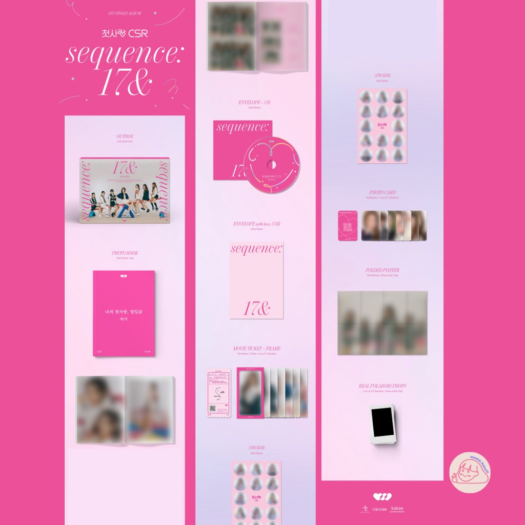 [PO] CSR 1st Single Album - SEQUENCE : 17&