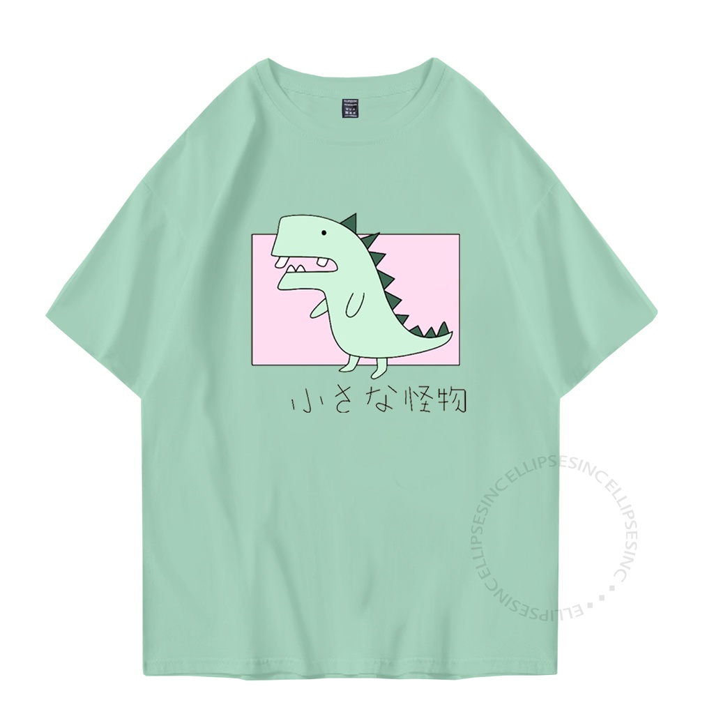 ELLIPSESINC Kaos Oversize Pria & Wanita Dino