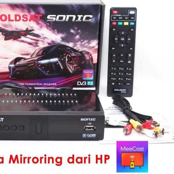 Set Top Box TV Digital GOLDSAT SONIC DVB-T2 STB Terrestrial