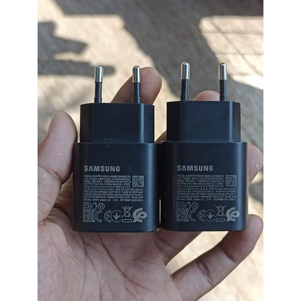 Adapter Charger Samsung S20 S21 Note 20 Ultra M51 A71 A72 Original Bekas Copotan Hp