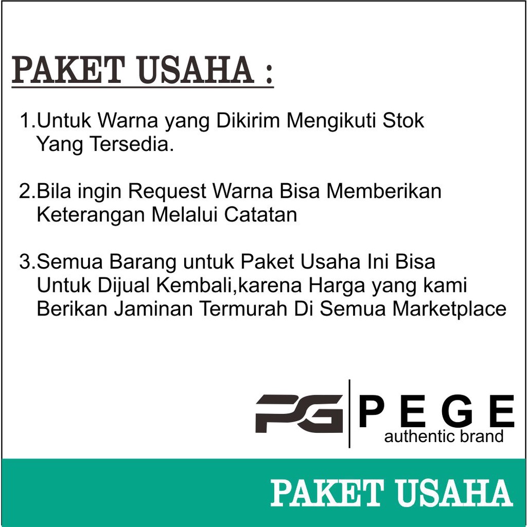 Paket Usaha Tas Waistbag PEGE Untuk Pria Wanita Unisex - PG Paket Usaha 3