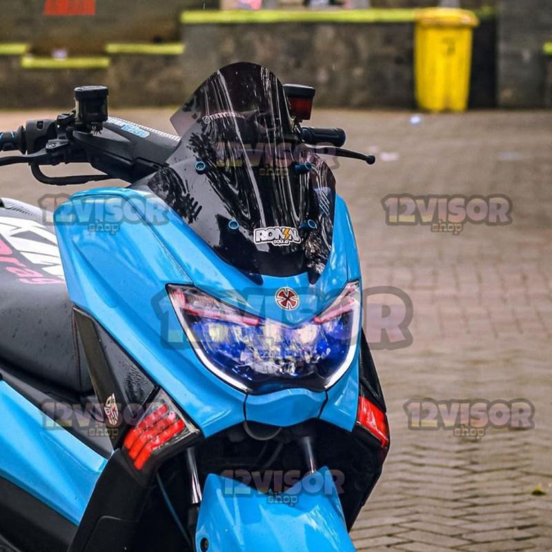 WINDSHIELD NMAX OLD TDR MINI SIRIP HIU. VISOR NMAX LAMA TDR MINI SIRIP . WINDSHIELD NMAX NEW SPORTY 