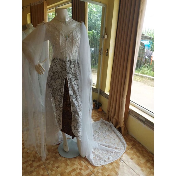 Kebaya ijab putih/kebaya pengantin/kebaya manten