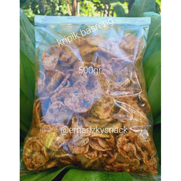 

KRIPIK BASRENG [ 500 gr ] DAUN JRUK HALAL