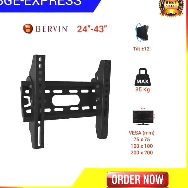 BERVIN BRACKET TV 24 - 43 INCH / BREKET TV BRAKET TV BERVIN 24-43 INCH