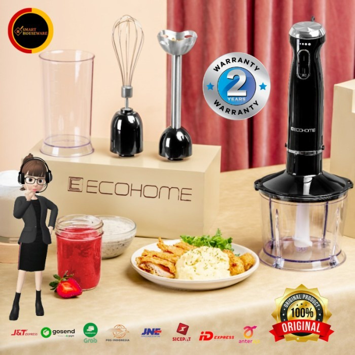 Ecohome Hand Blender Chopper Multifungsi