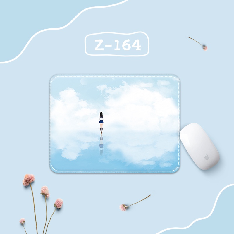 Mouse Pad Tebal Anti Slip Motif Kartun Bisa Dicuci Untuk Laptop / Komputer