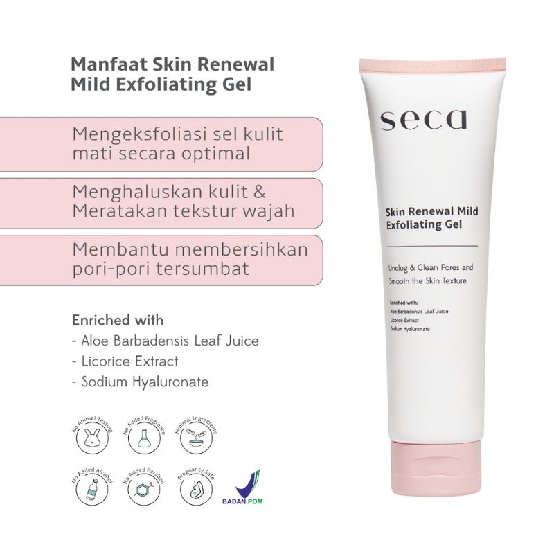 Seca Skin Renewal Mild Exfoliating Peeling Gel BPOM