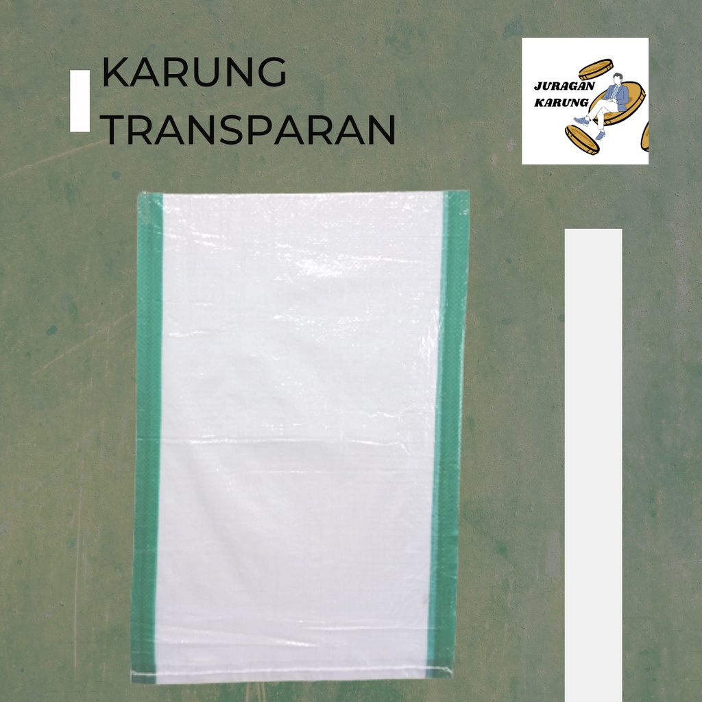 Jual Karung Transparan List Hijau Karung Beras Transparan Ready Jakarta