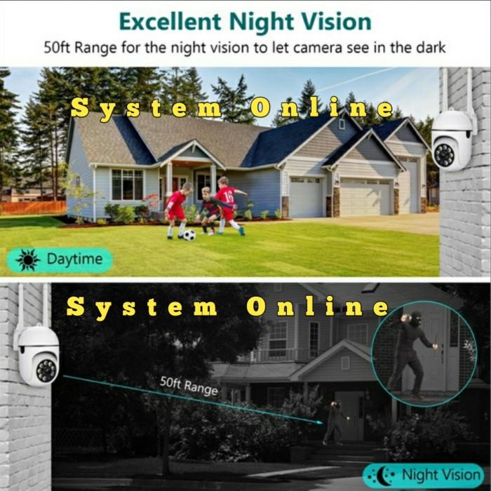 IP Camera CCTV Outdoor CCTV Wifi 360 PTZ Pan Tilt 8 MP V380 Pro