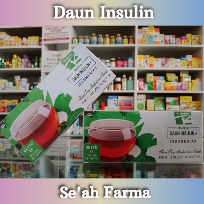 

Teh celup Herbal/Teh celup herbal DAUN INSULIN / Teh Diabetes