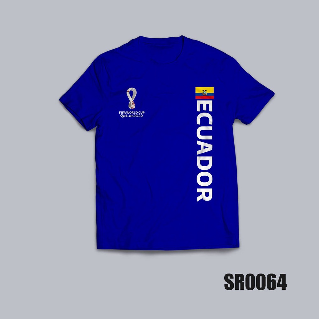 Kaos Atasan Sepakbola - Timnas Ecuador World Cup - Piala Dunia - FA0120 - DST