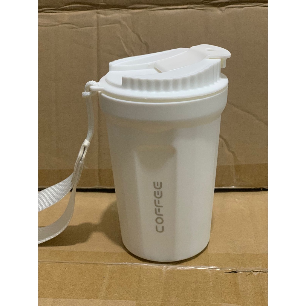 Termos Mug Kopi Travel Anti Tumpah Menjaga Suhu Hangat/Es kopi 380ml