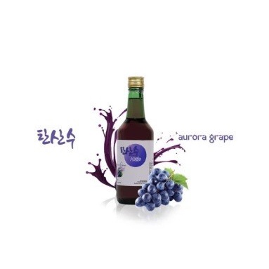 

NEW MOCKTAIL SPARKLING WATER MOJISO AURORA GRAPE SOJU NON ALCOHOL 360 ml