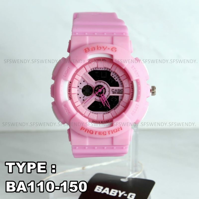 Jam Tangan Baby G BA110 Anti Air Wanita Terlaris