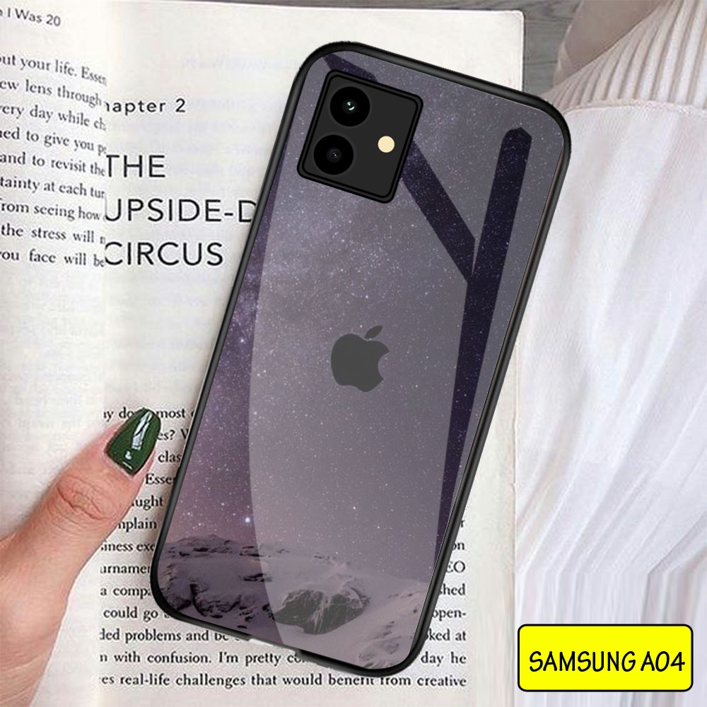 Softcase Glass Kaca Samsung A04 Samsung A04 - Casing Hp Samsung A04 - Case Hp Samsung A04 - [KC01] M