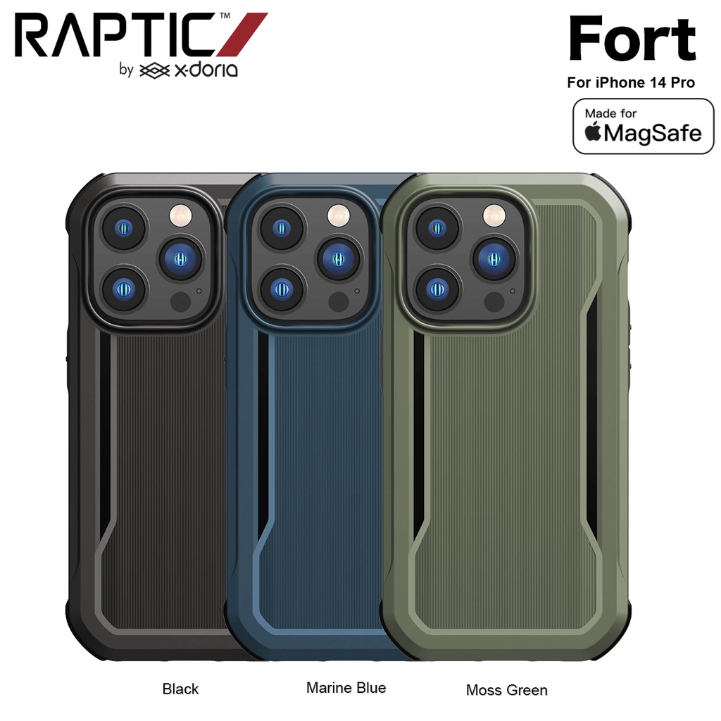 RAPTIC Casing iPhone 14 Pro XDoria Raptic Fort MagSafe Protection Case