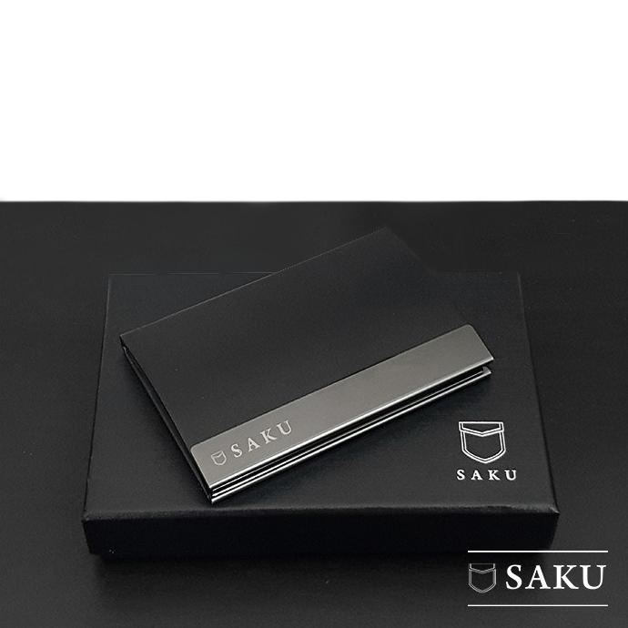 

Dompet Kartu Nama SAKU Kotak Kartu Nama Kulit Business Card Holder BLK