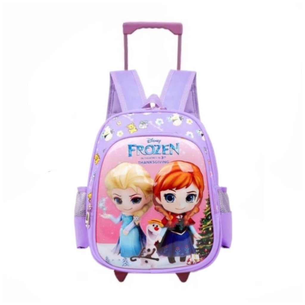 Tas Troly Anak Perempuan Karakter Terbaru Frozen &amp; Kuda Fony PREMIUM