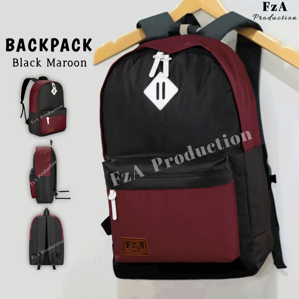 Big Promo..Tas Ransel Distro sekolah kuliah Kerja Pria Wanita Tas Ransel Laptop Original - FzA FREE Dompet Sakko HP