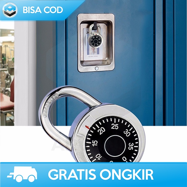 GEMBOK PENGAMAN BRANKAS PADLOCK ZINC ALLOY AWET ANTI KARAT DAN KUAT