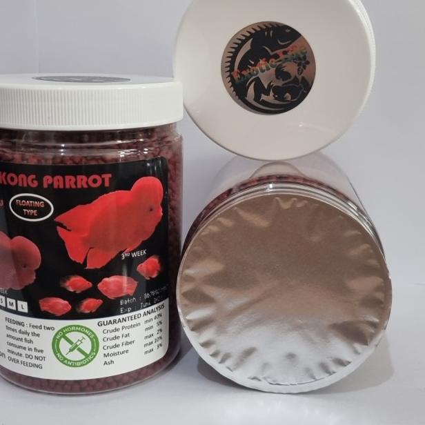 Exotic Life Super Blood Red King Kong Parrot Pakan Parrot &Lohan 333gr - M