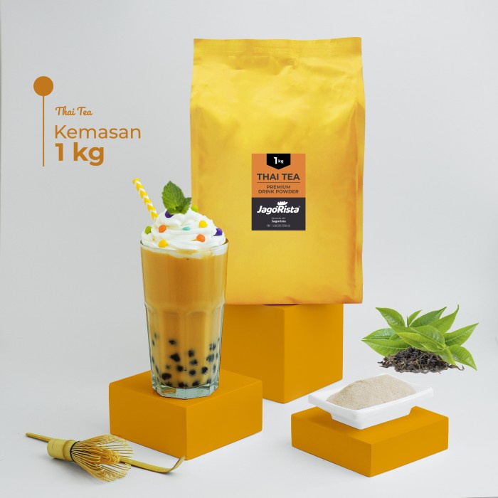 

TERMURAH Premium GOLD Thai Tea ( Bubuk Minuman / Bubble Drink Powder ) /TEH DIET/TEH PELANGSING/TEH
