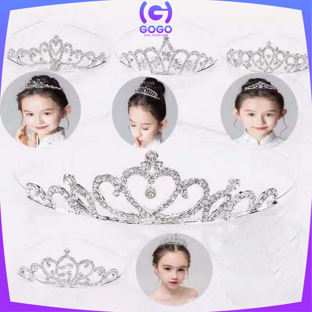 GOGO-K81 Mahkota Anak Perempuan Bando Mahkota Wanita Korea Fashion Bando Princess / Bandana Mahkota / Mahkota Ulang Tahun
