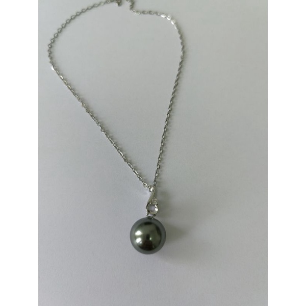 Bluelans Fashion Women Round Faux Pearl Pendant Necklace Party Long Chain Jewelry Gift