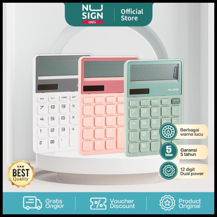 

Nusign Desktop Calculator / Kalkulator Meja Warna Pastel Lucu Ens042