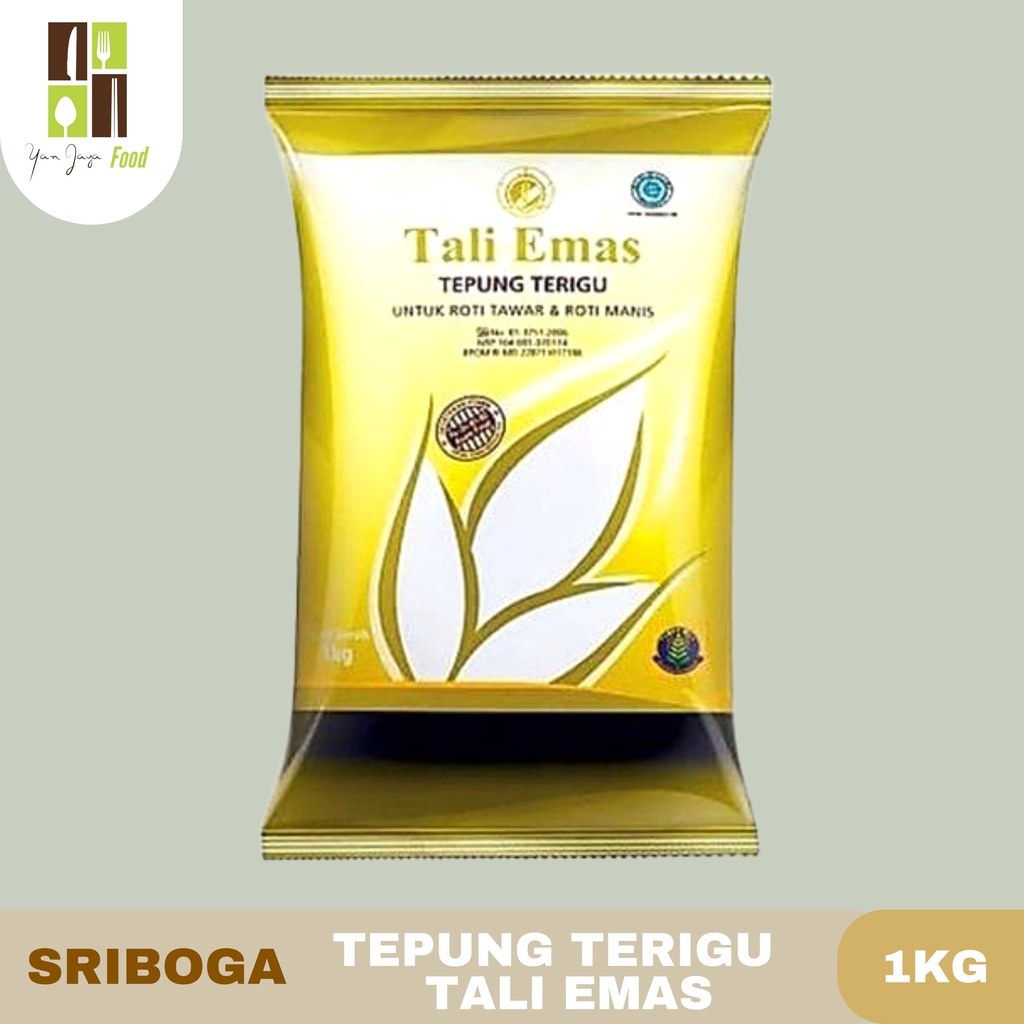 Sriboga Tepung Terigu Premium 1 kg [Beruang Biru, Tali Emas, Pita Merah]