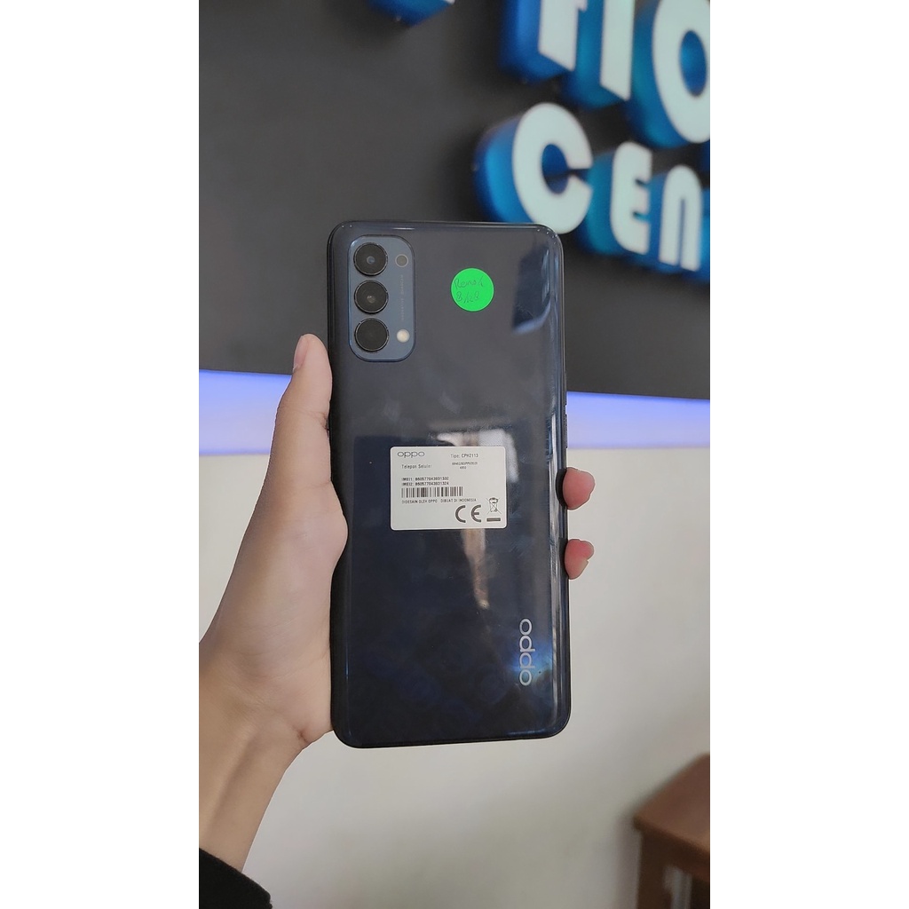 Oppo Reno 4 ram 6/128 GB Second Fullset Original (RIEL)