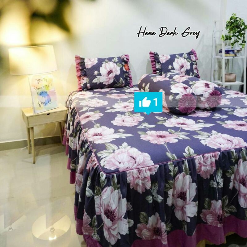 Sprei Rumbai Pengantin Katun Lokal Motif Hanna by Katun Esra