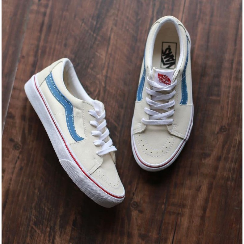 Sepatu Skateboard, Casual, Sneakers, Cowok, Laki Laki Vans Original