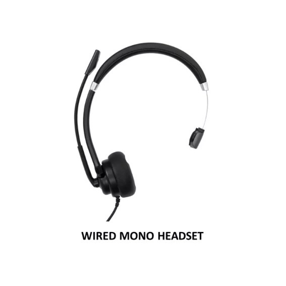 Headset Targus AEH101 USB Wired Mono With Mic And Volume Control