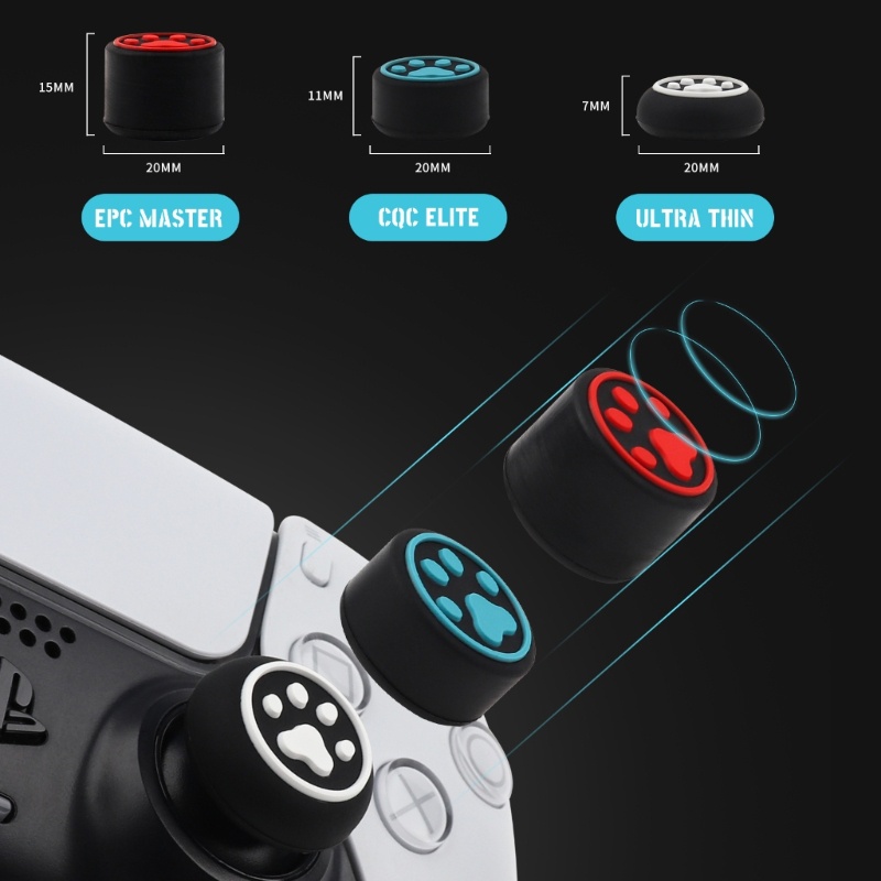 Vivi 6pcs Cover Grip Jempol Controller PS5 / PS4 / NS Pro