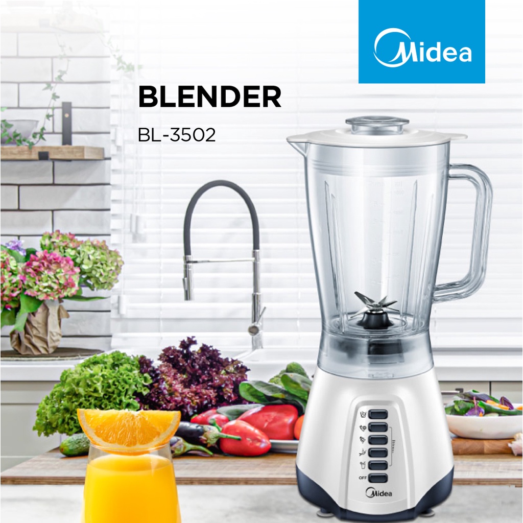 Midea Blender 3 in 1 1.5 Liter BL-3502 Blender Grinder Chopper BL3502