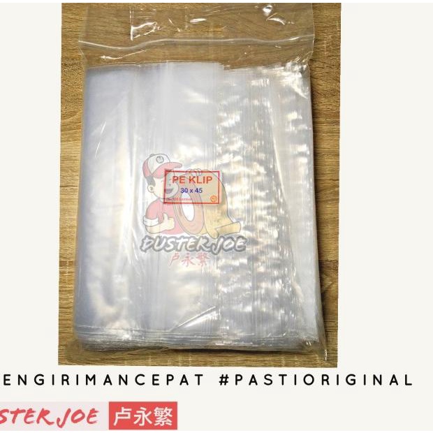 

Plastik Klip Plong 30x45 (38+7) Klip Ziplock Pond PER 1 PACK - 1 PACK BENING