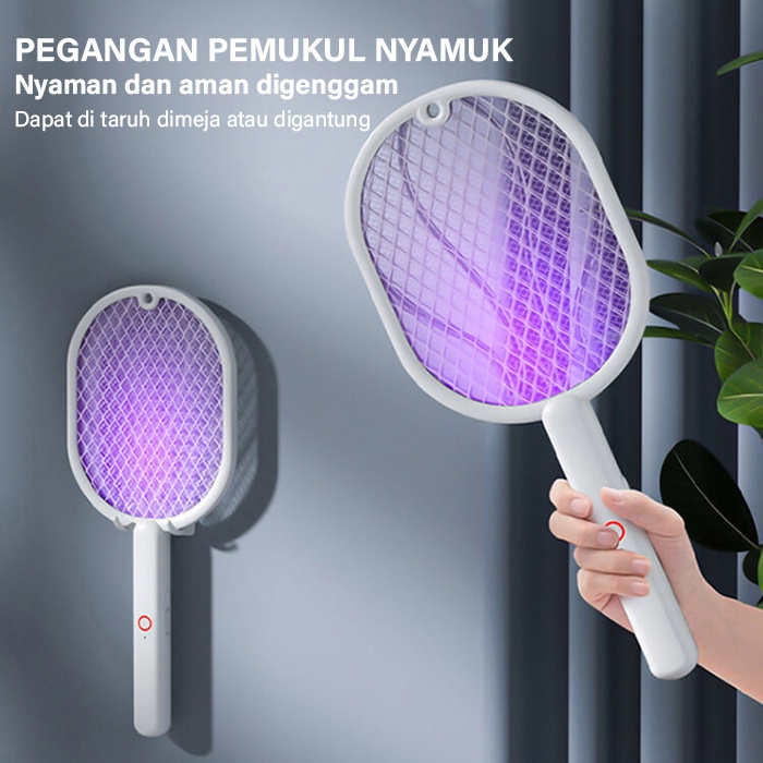 Raket nyamuk insect killer 2 ini 1 canggih efektif Rak Nyamuk Listrik