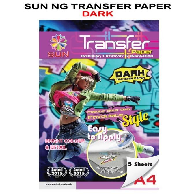 

PROMO Kertas Transfer - SUN Next Generation Transfer Paper Dark A4